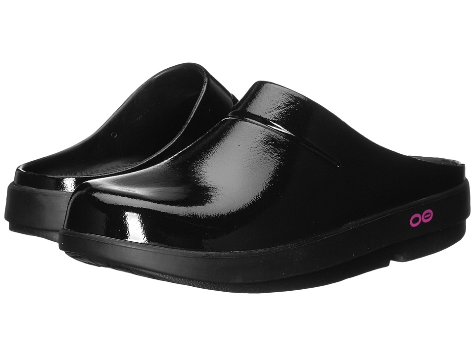 OOFOS - OOcloog Luxe Project Pink Clog (Black) Clog Shoes