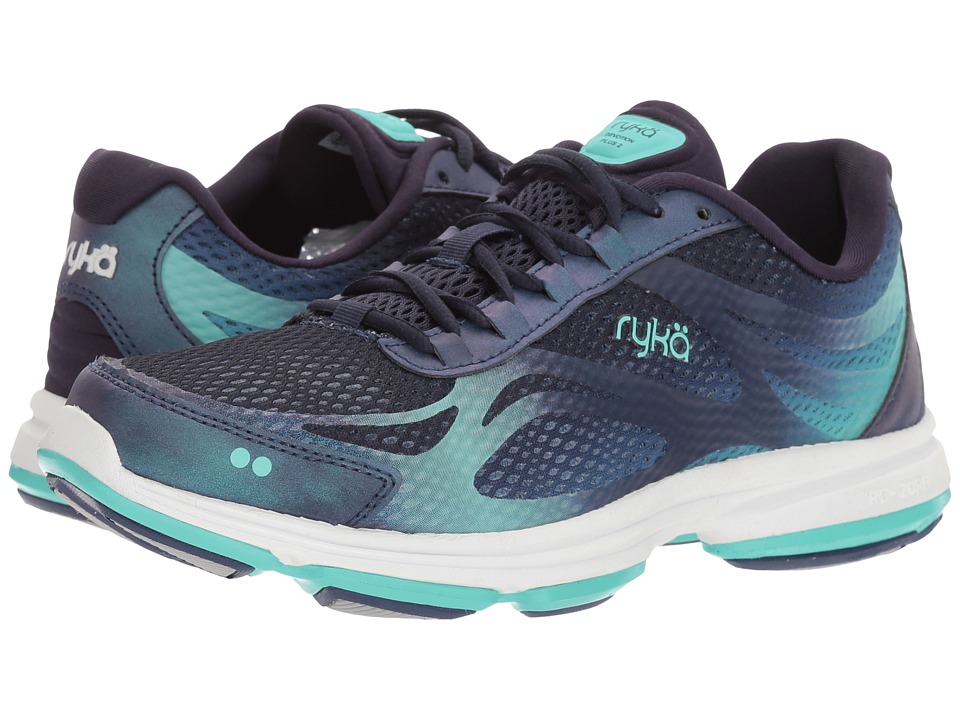 Ryka Devotion Plus 2 (Medieval Blue/Sunlight Teal) Women's Shoes