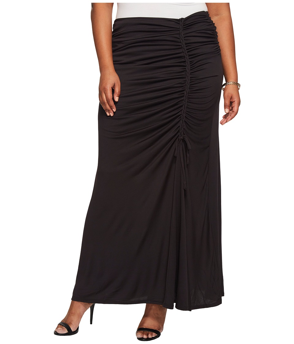 black mermaid maxi skirt