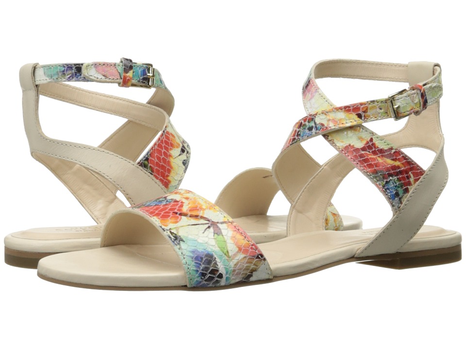 Cole Haan Fenley Sandal (Sandshell Leather/Floral Print) Women