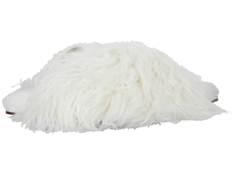 UGG Fluff Momma Mongolian Clog (White) Slippers