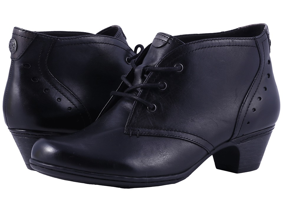 Rockport Cobb Hill Collection Cobb Hill Aria (Black Leather) Women's Lace-up Boots