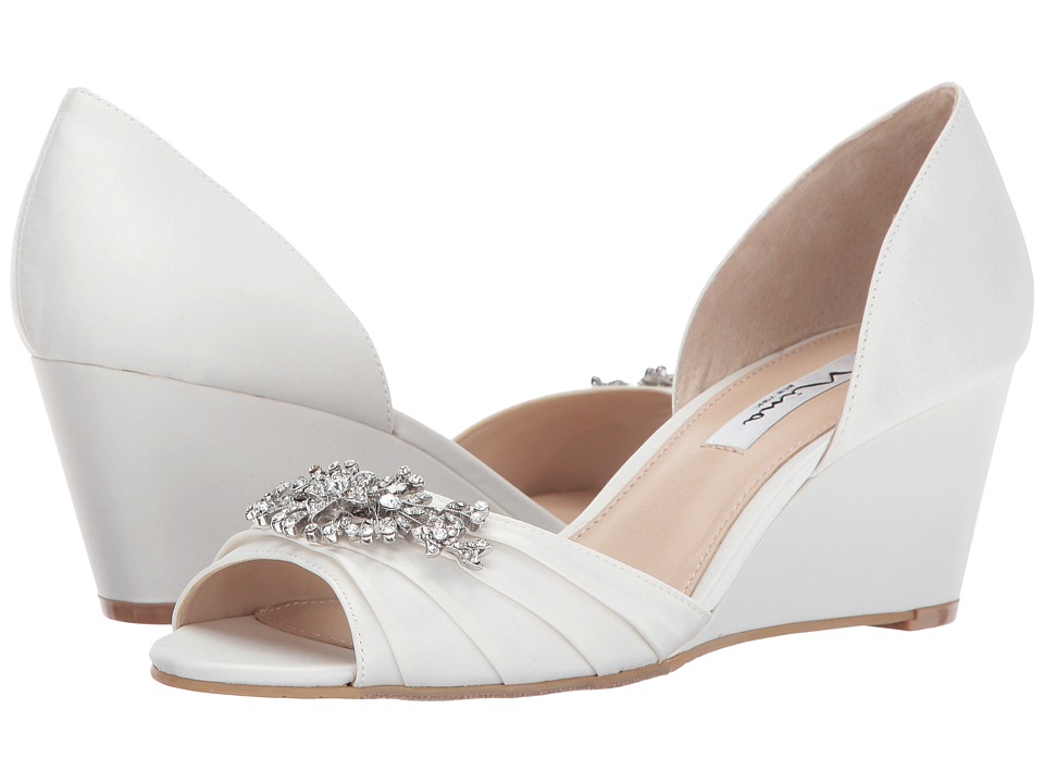 Nina Emiko (Ivory) Wedges