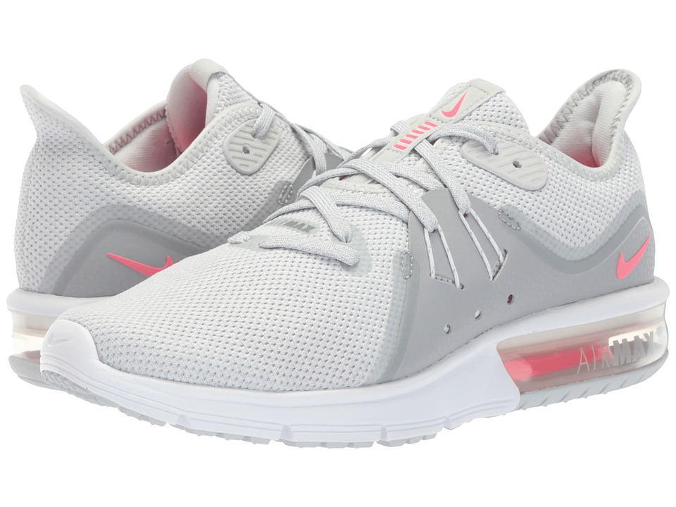 Nike Air Max Sequent 3 (Pure Platinum/Racer Pink/Wolf Grey) Women's Shoes