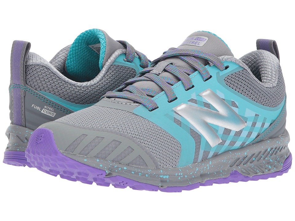 New Balance Kids FuelCore NITREL (Little Kid/Big Kid) (Grey/Pisces) Girls Shoes
