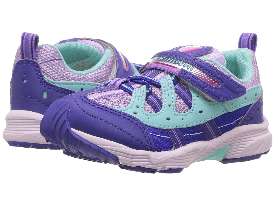 Tsukihoshi Kids - Speed (Toddler/Little Kid) (Purple/Mint) Girls Shoes