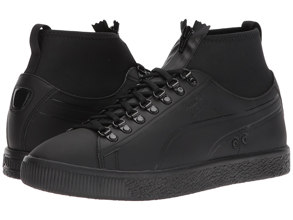 PUMA - Clyde Sock Rains (Puma Black/Puma Black) Mens  Shoes