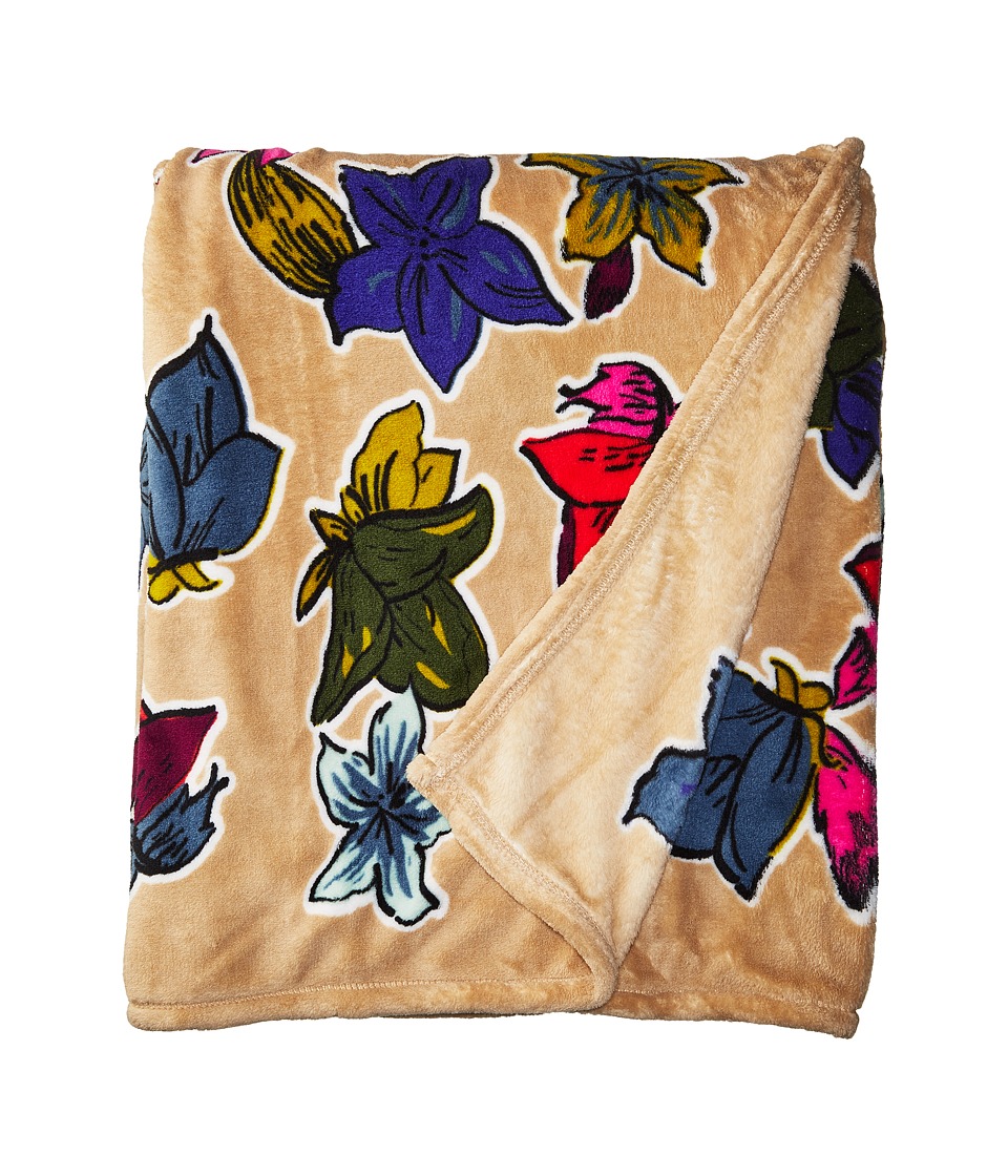 UPC 886003452332 product image for Vera Bradley - Throw Blanket (Falling Flowers Neutral) Blankets | upcitemdb.com