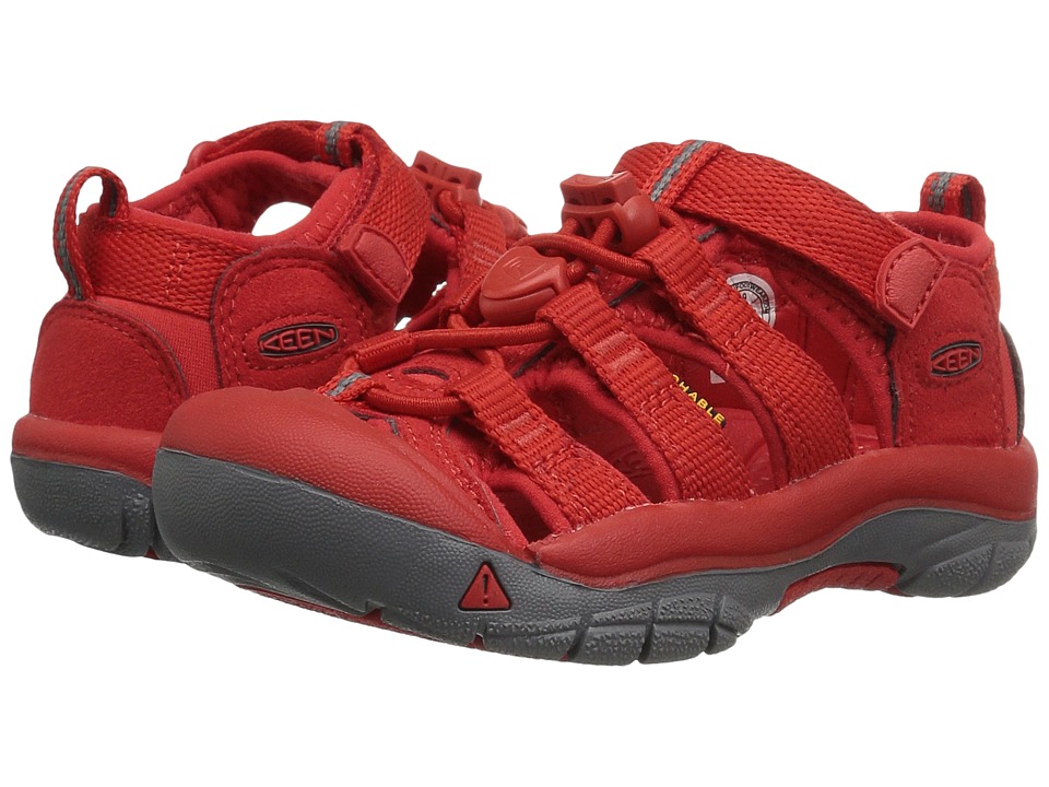 Keen Kids - Newport H2 (Toddler/Little Kid) (Firey Red) Kids Shoes