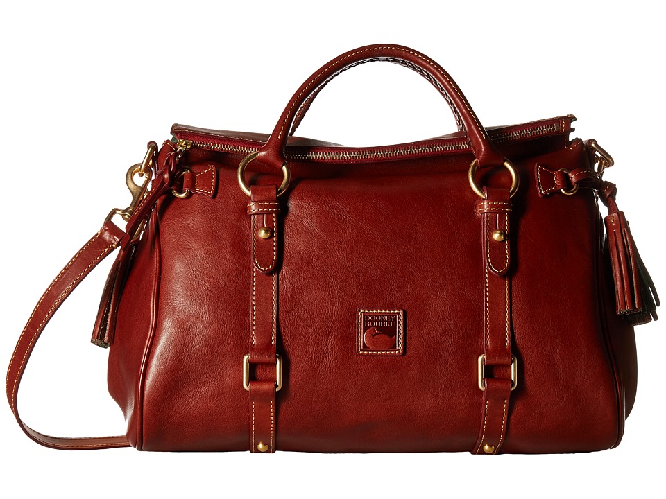 Dooney & Bourke - Florentine Vacchetta Satchel (Ginger/Self Trim) Satchel Handbags