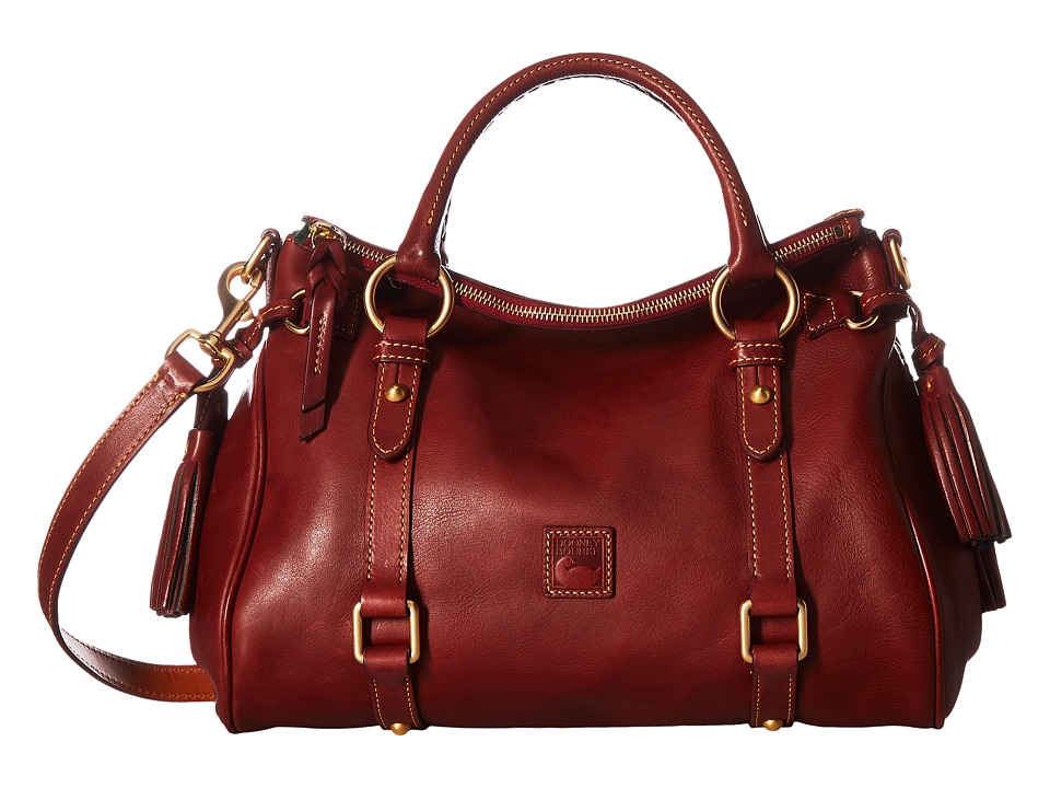 Dooney & Bourke - Florentine Small Satchel (Ginger/Self Trim) Satchel Handbags
