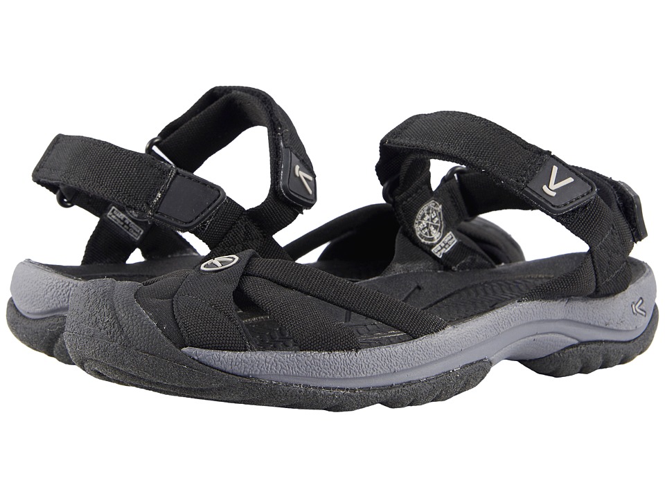 Keen Bali Strap (Black/Steel Grey) Women's Shoes