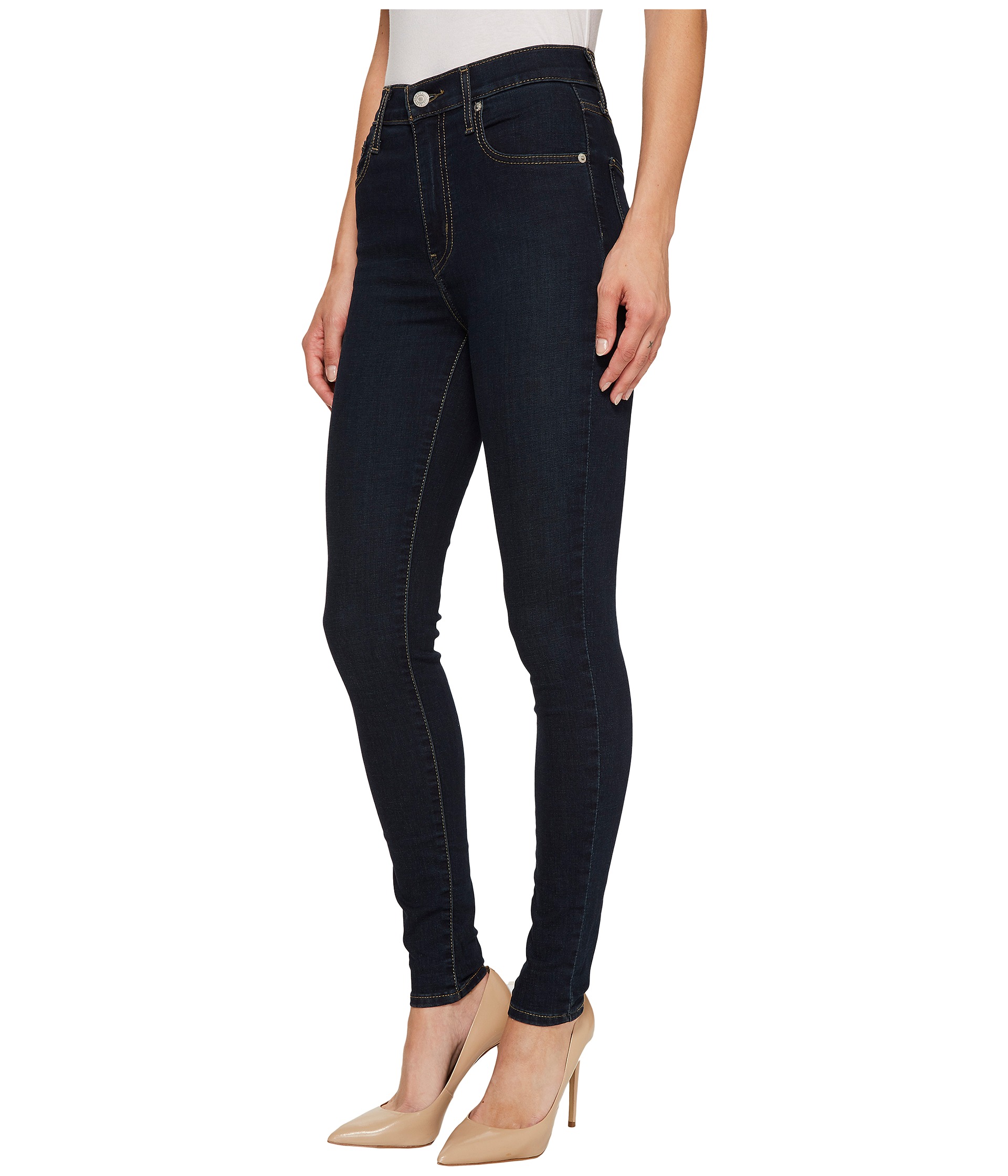 Levi's® Womens Mile High Super Skinny at Zappos.com