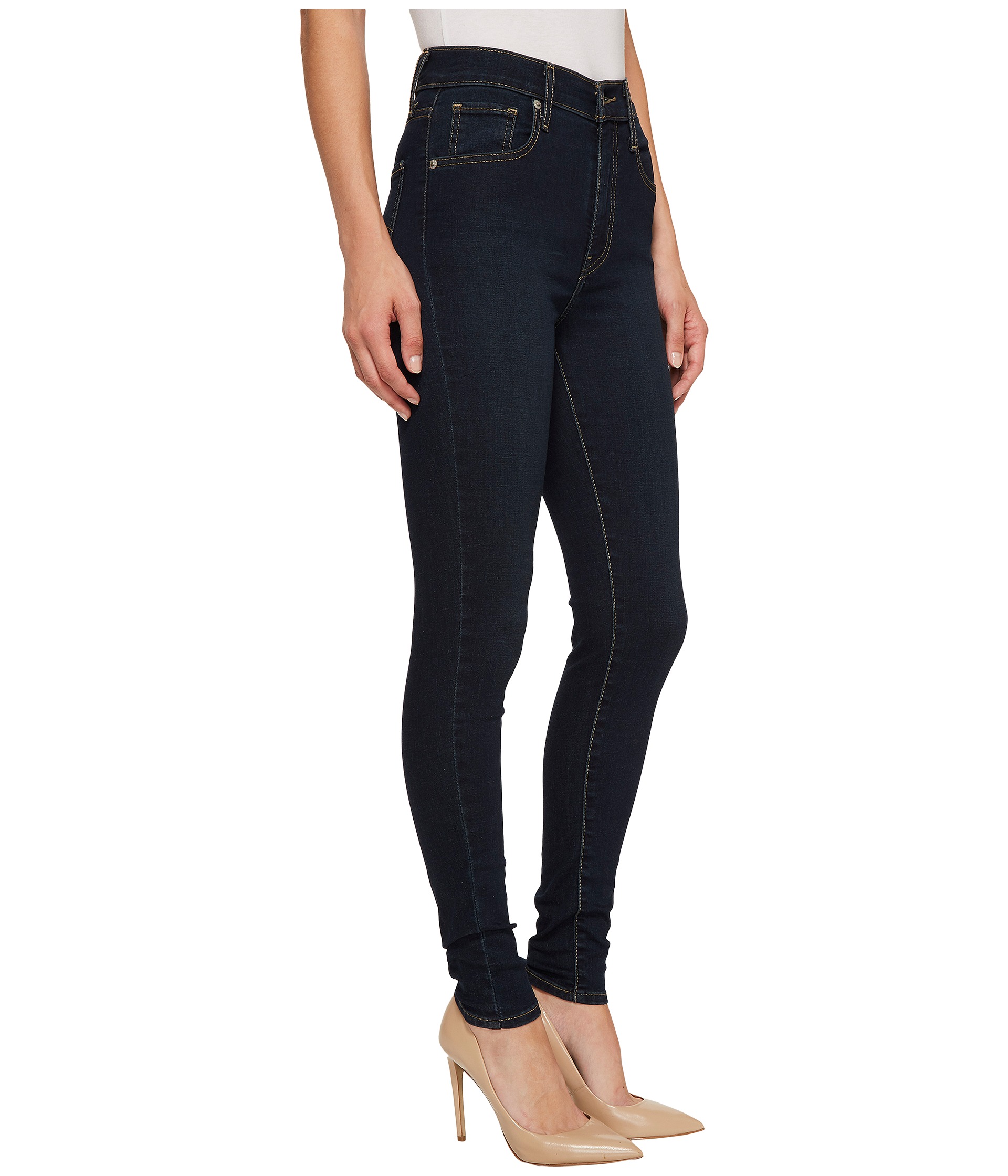 Levi's® Womens Mile High Super Skinny at Zappos.com