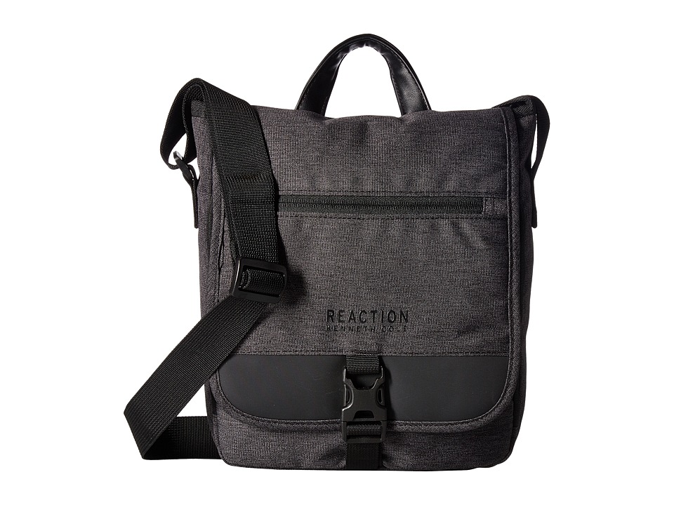 Kenneth Cole Reaction - Outlander - Flapover Crossbody (Charcoal/Black) Bags