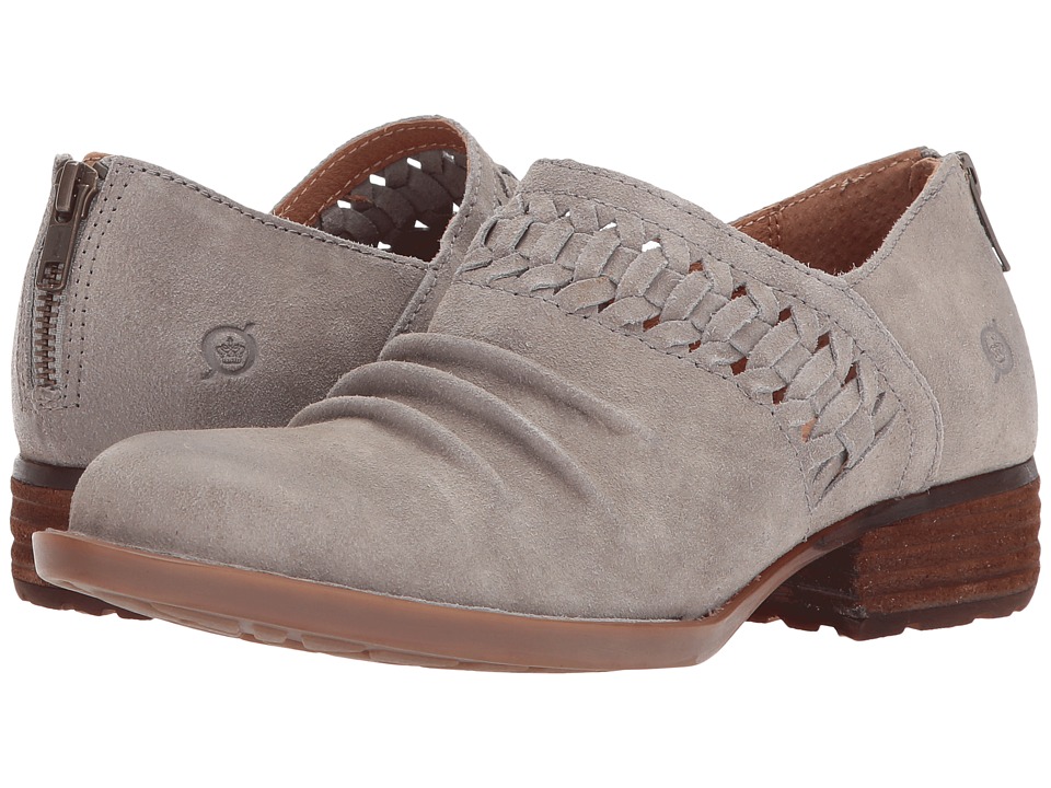 Born Katharina (Grey (Cristal) Distressed Leather) Slip-On Shoes