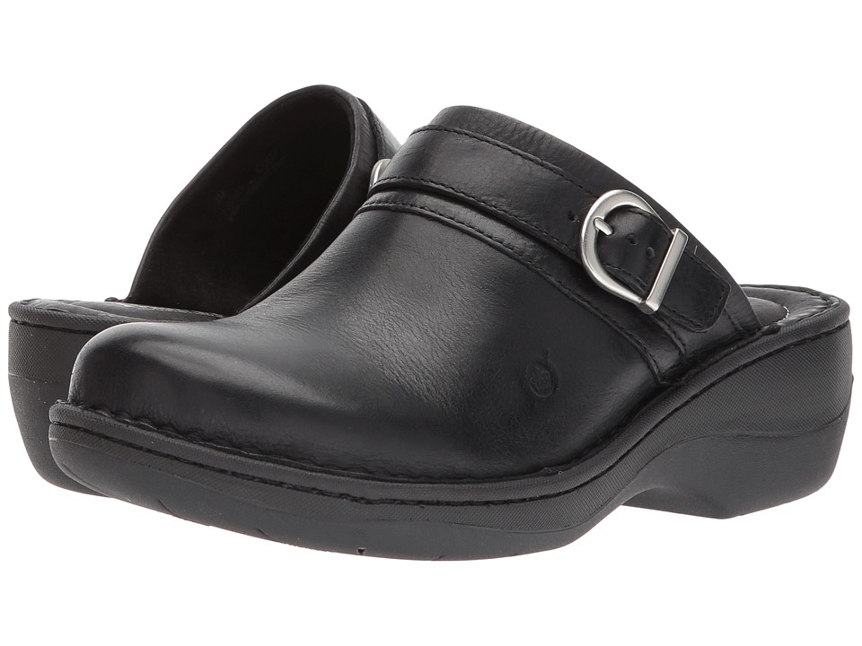 Born - Avoca (Black) Womens Slip on  Shoes