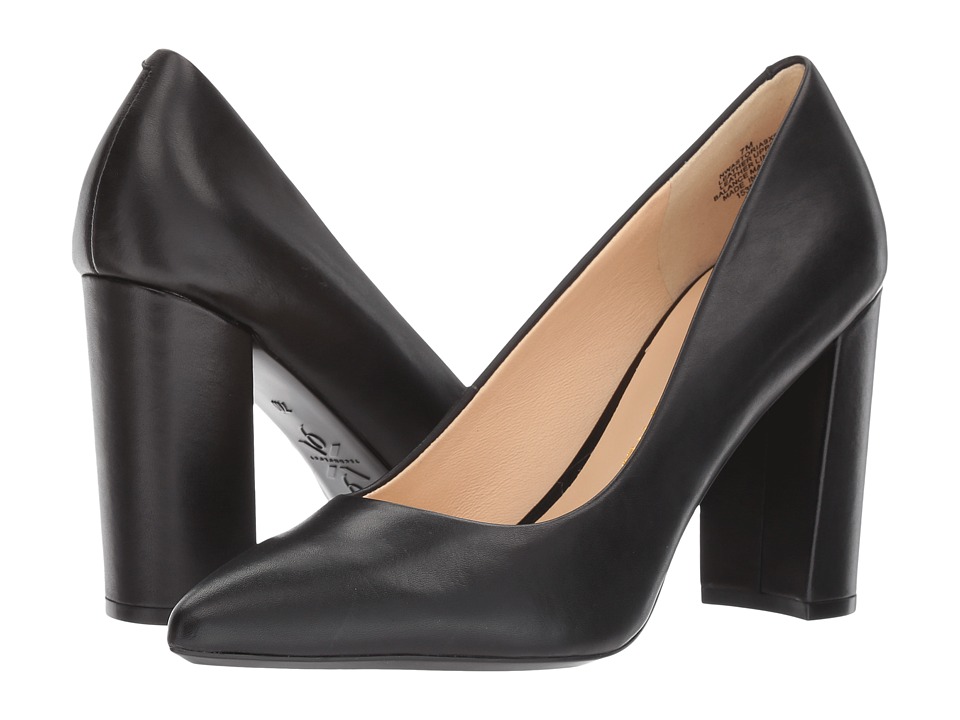 pleasant high block heels in black