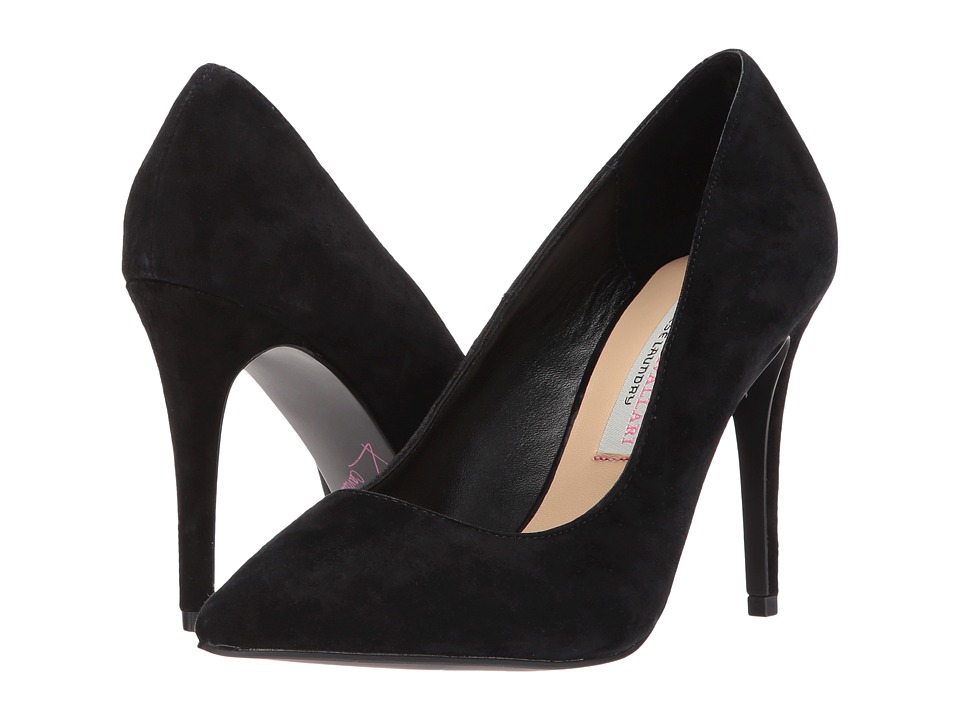 Kristin Cavallari Gisele Pump (Black Kid Suede) High Heels