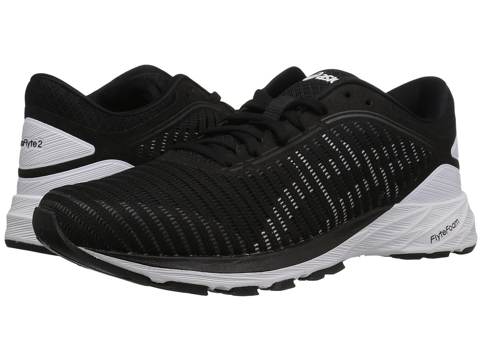 ASICS - DynaFlyte 2 (Black/White/Carbon) Womens Running Shoes
