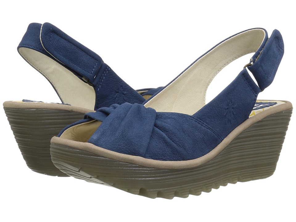 FLY LONDON YATA820FLY (Blue/Concrete Cupido) Women's Shoes