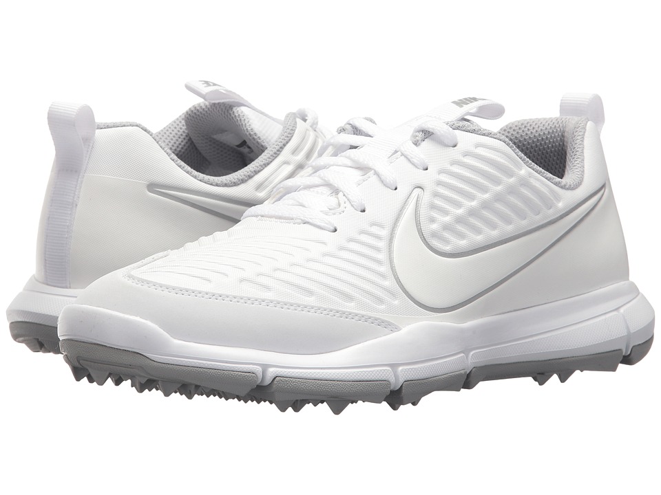 Nike Golf Explorer 2 (White/White/Wolf Grey/Metallic Silver) Women's Shoes