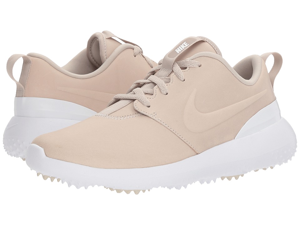 Nike Golf Roshe G PRM (Light Bone/Light Bone/White) Women's Golf Shoes