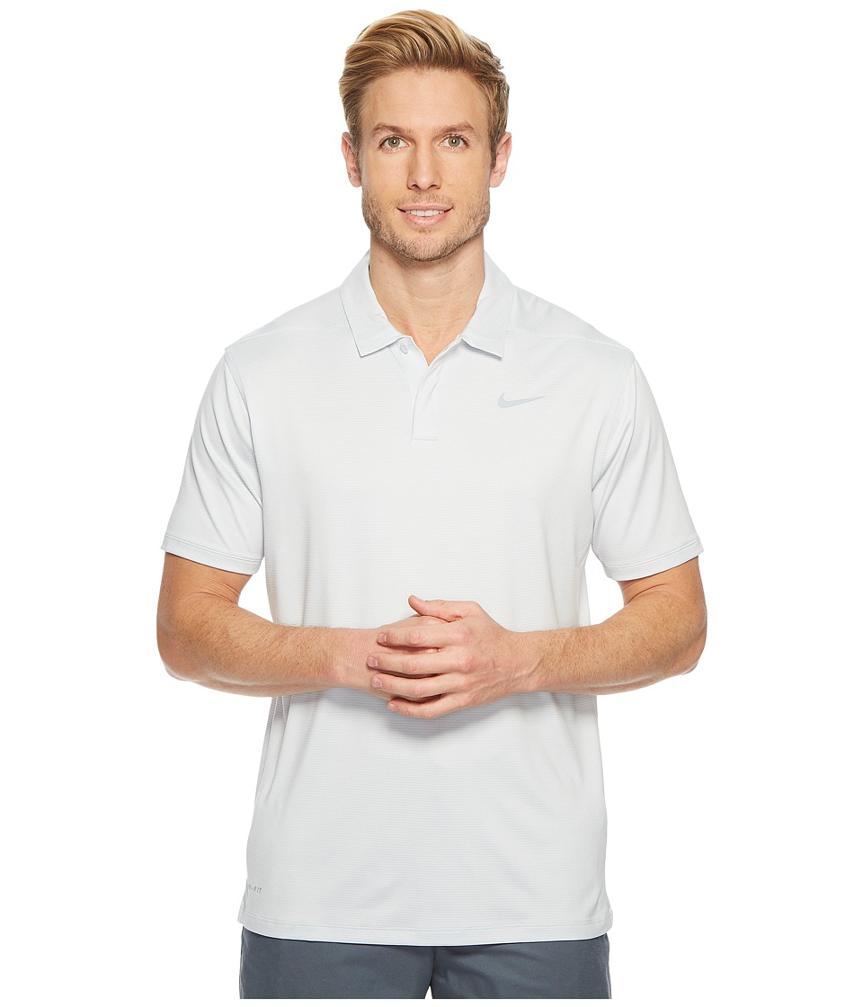 UPC 888408776914 product image for Nike Golf - Control Stripe Polo LC (Pure Platinum/Flat Silver) Men's Clothing | upcitemdb.com
