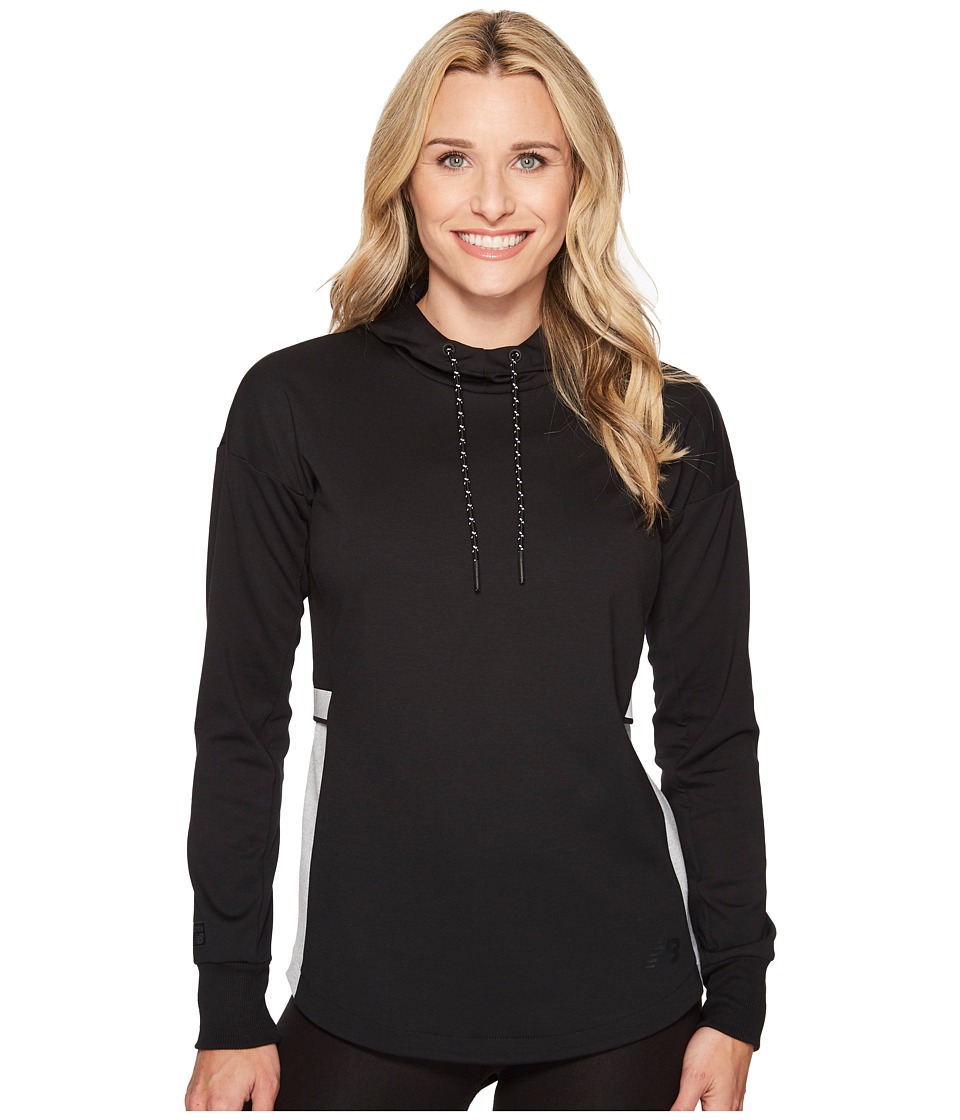 New Balance - NB Athletic Pullover (Black) Womens Sweatshirt
