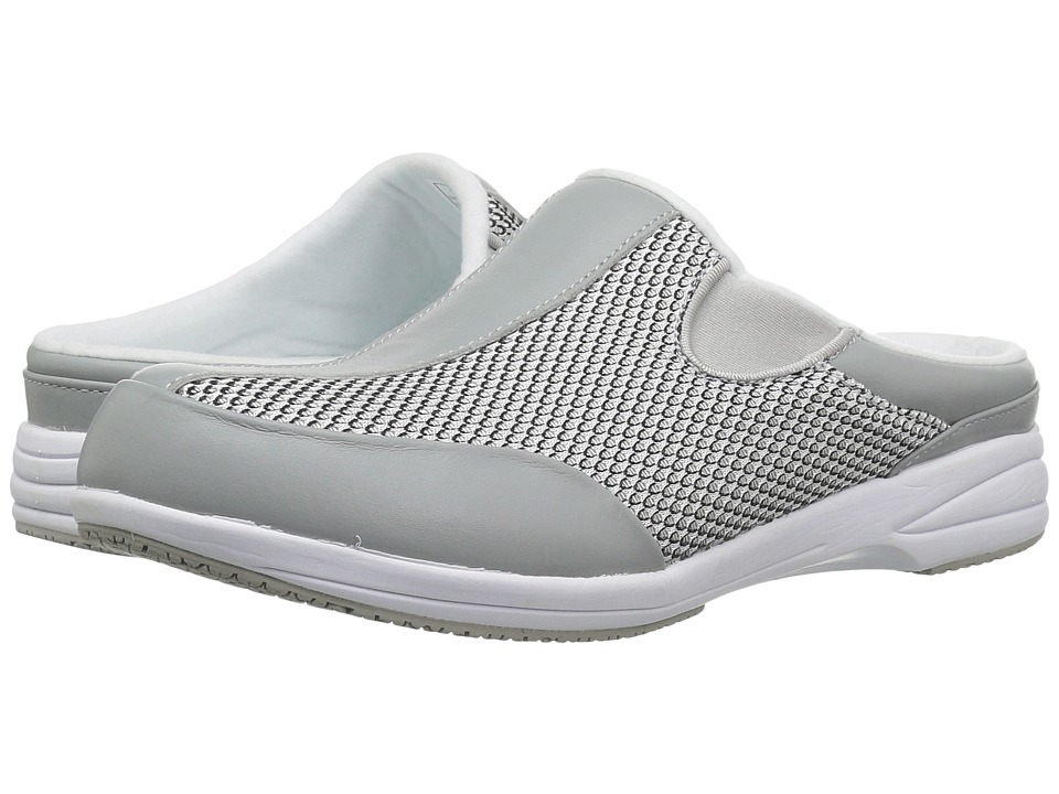 Propet Washable Walker Slide (Silver Mesh) Slides