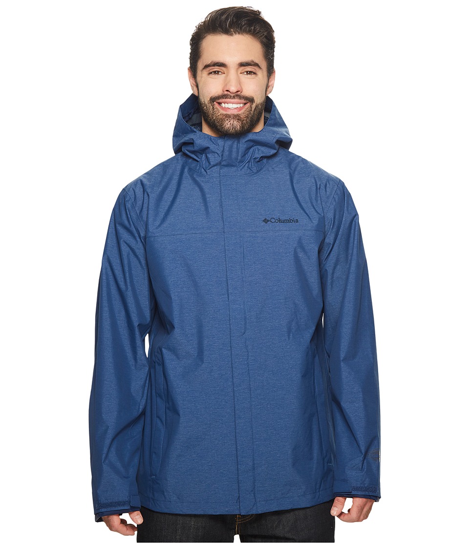 Columbia Big Tall Diablo Creek Rain Jacket (Carbon) Men