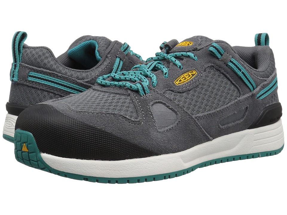 Keen Utility Springfield Aluminum Toe (Steel Grey/Lake Blue) Women's Work Boots