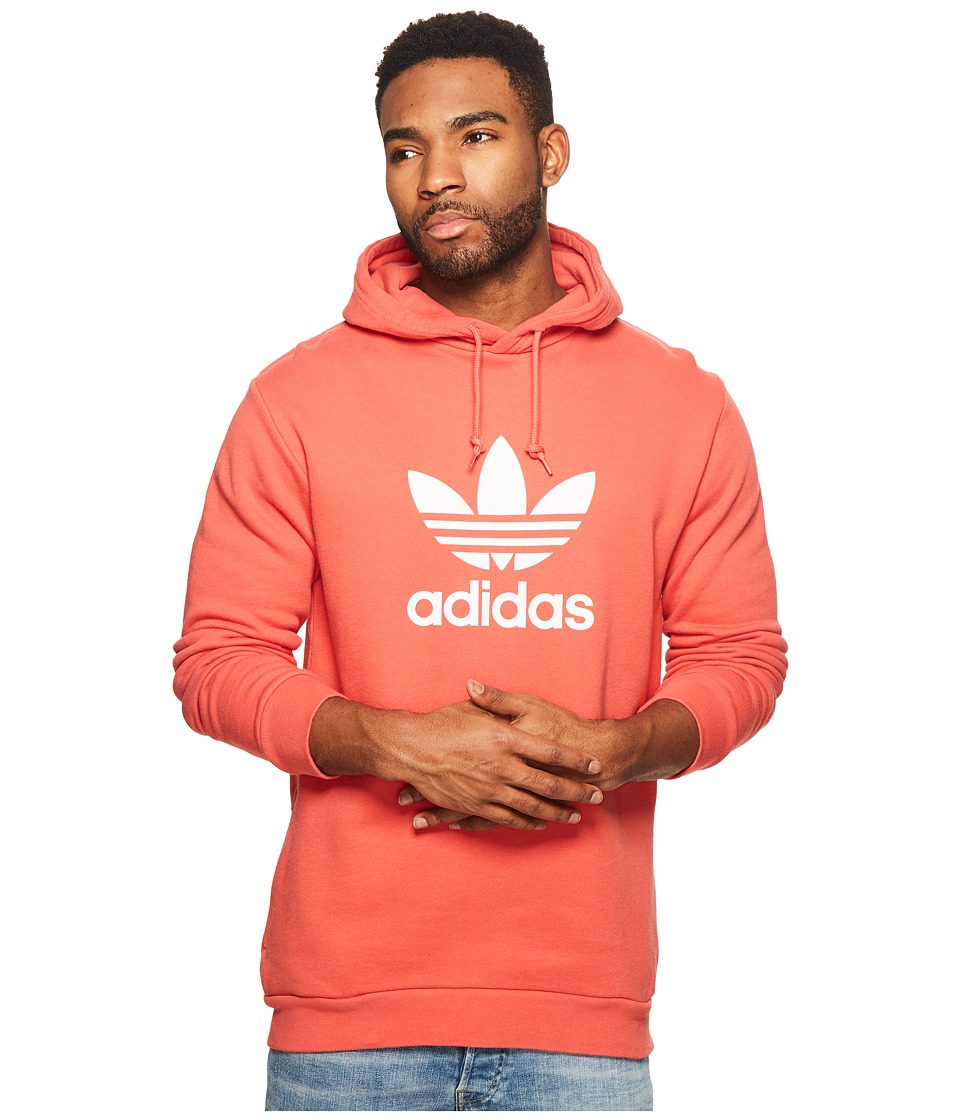 UPC 191027000101 product image for adidas Originals - Trefoil Hoodie (Trace Scarlet) Men's Sweatshirt | upcitemdb.com