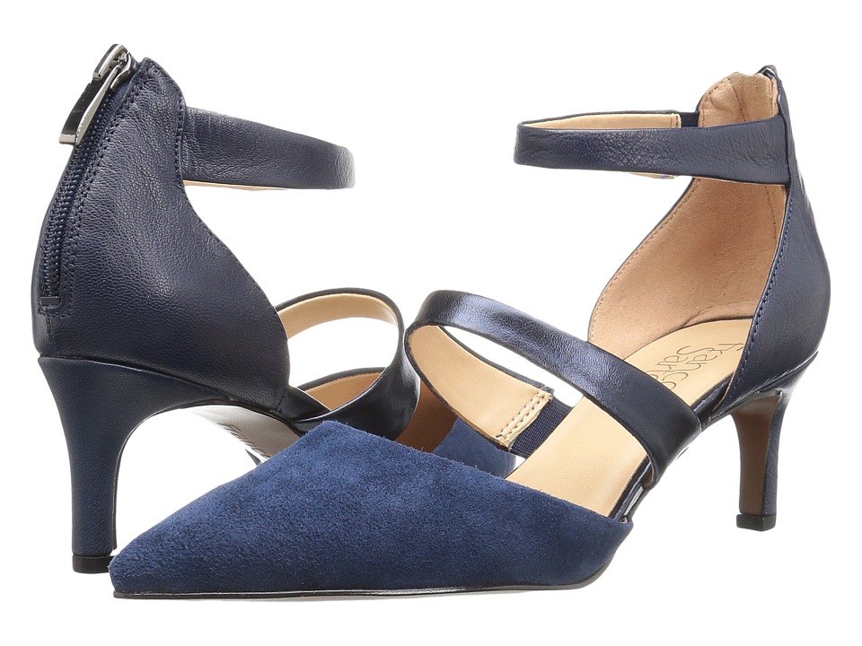 Franco Sarto Davey (Lapis Blue Diva Suede/Metallic) Women's Shoes