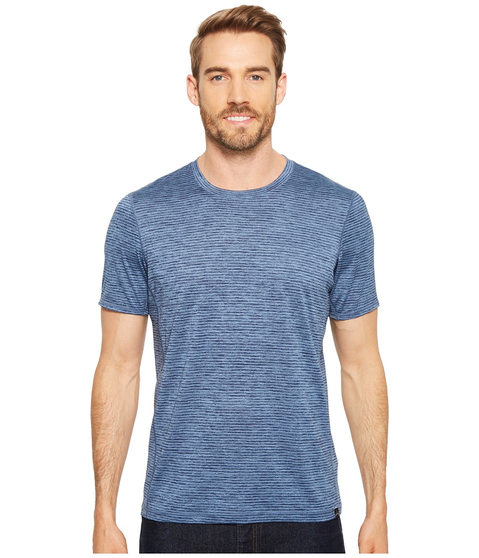 Prana Hardesty T-Shirt (Sunbleached Blue Stripe) Men