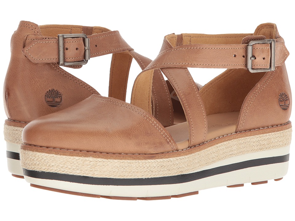 Timberland - Emerson Point Closed Toe Sandal (Light Brown Full Grain) Womens Sandals