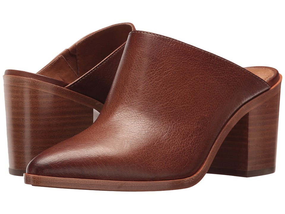Frye Flynn Mule (Cognac Tumbled Buffalo) Women's Clog/Mule Shoes