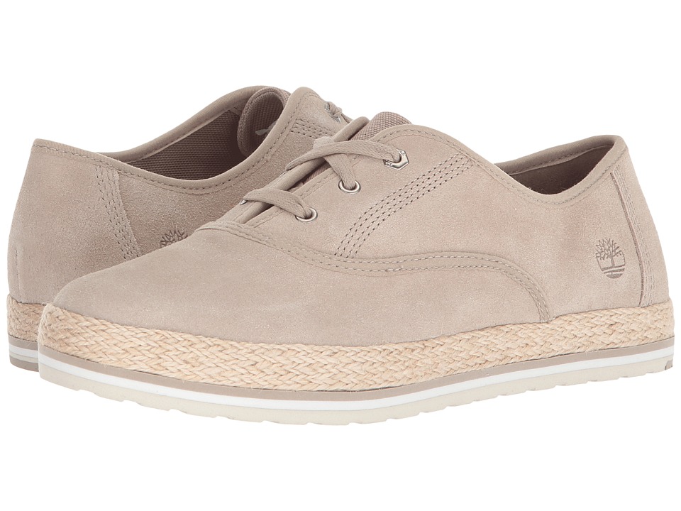 Timberland - Eivissa Sea Oxford (Light Beige Leather) Womens Plain Toe Shoes