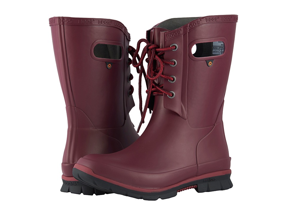 Bogs Amanda 4-Eye Boot (Burgundy)