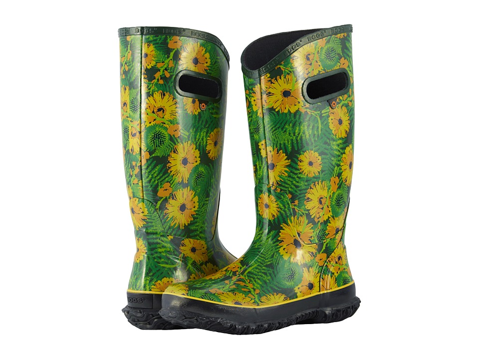 Bogs Rainboot Living Garden (Green Multi) Women's Rain Boots