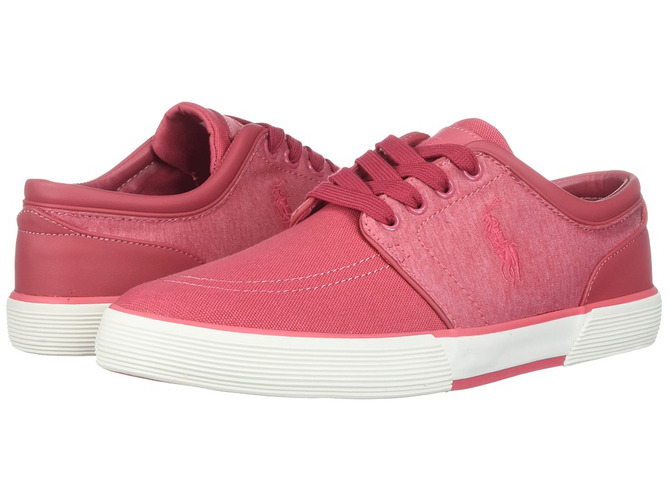 pink polo canvas shoes