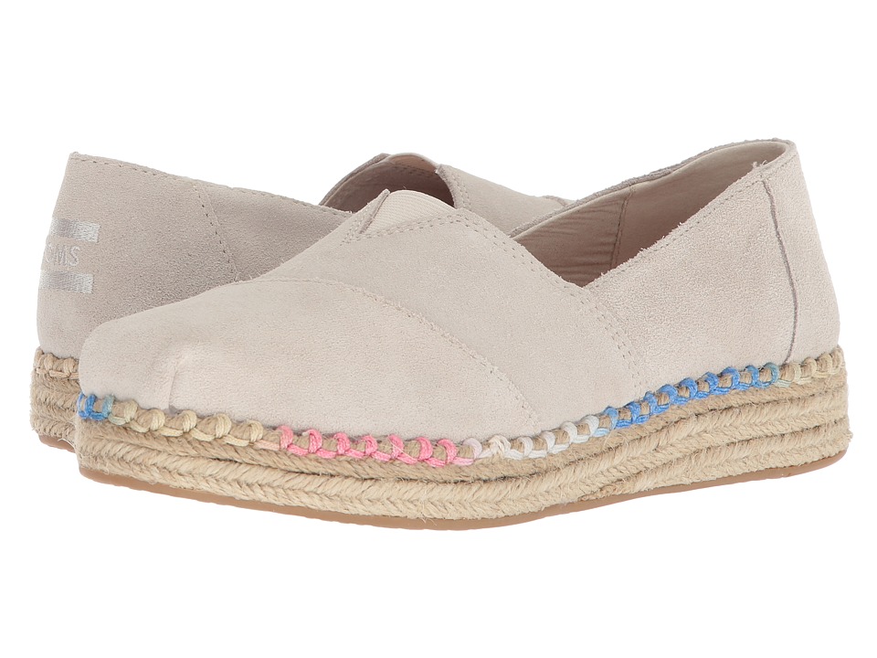TOMS Platform Alpargata (Birch Suede) Slip-On Shoes