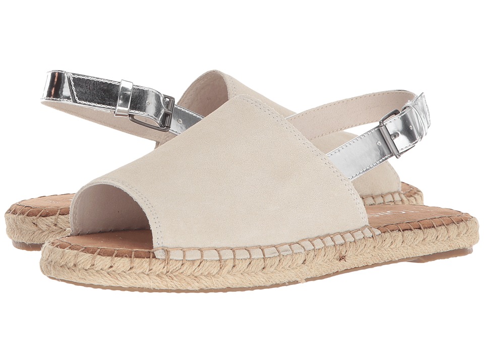 TOMS Clara (Birch Suede/Silver Specchio) Slides