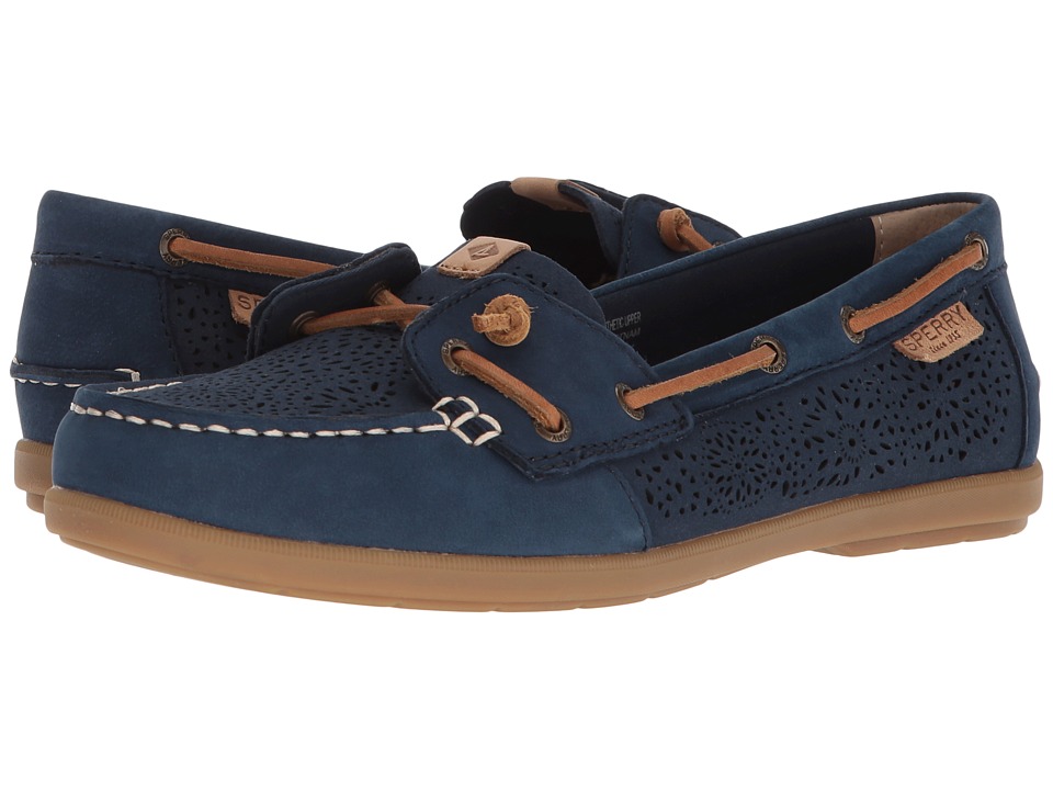 Sperry Coil Ivy Geo Perf (Navy) Women