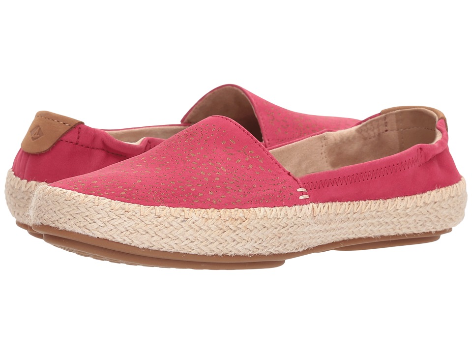 Sperry Sunset Ella Nubuck Etch (Bright Pink) Women's Shoes