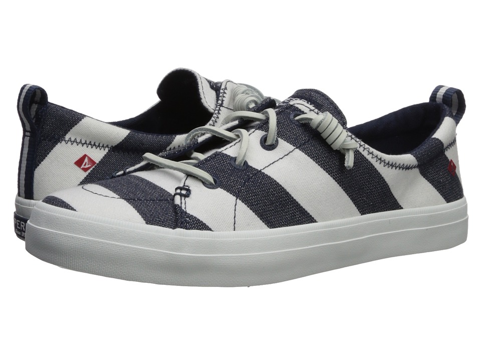 Sperry Crest Vibe Breton Stripe (Navy/White) Women