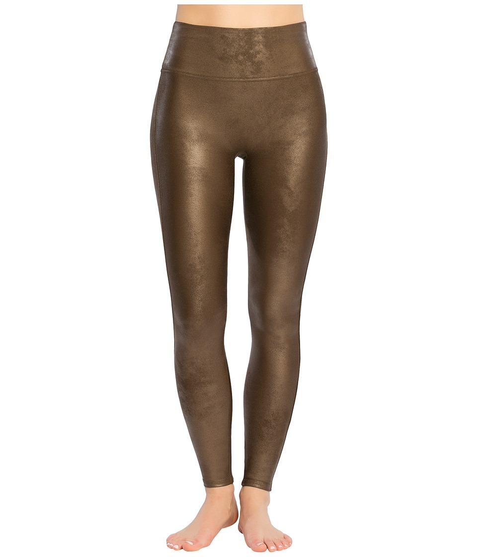 Spanx - Ready-to-Wow!tm Faux Leather Leggings (Bronze Metal) Womens Casual Pants