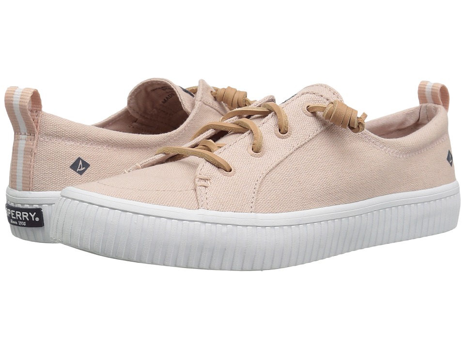 Sperry Crest Vibe Creeper Linen (Rose) Women's Shoes
