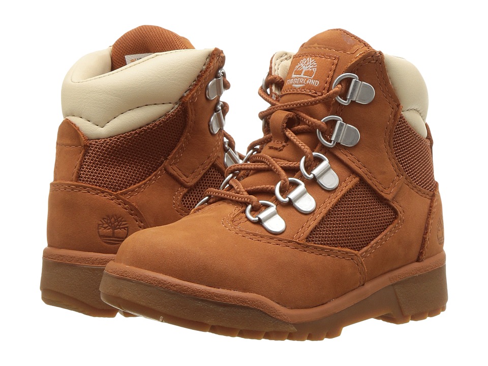 Timberland Kids - 6 Field Boot (Toddler/Little Kid) (Burnt Sienna) Kids Shoes