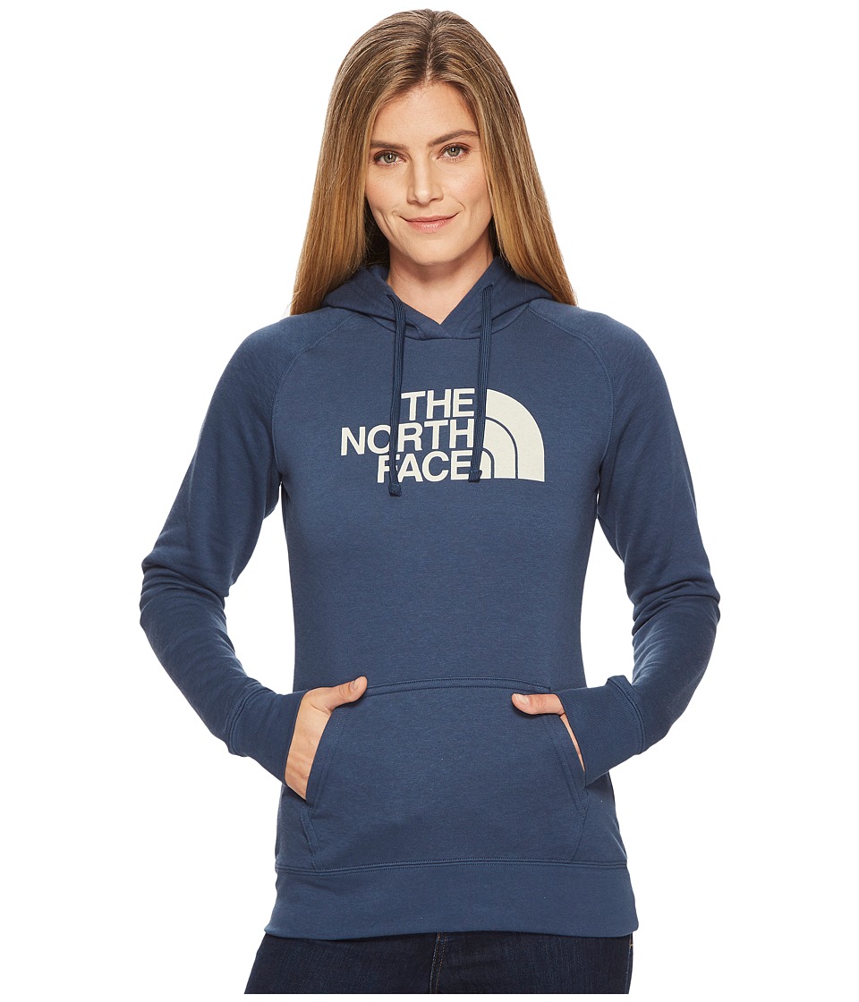 The North Face - Half Dome Hoodie (Blue Wing Teal/Vintage White) Womens Sweatshirt